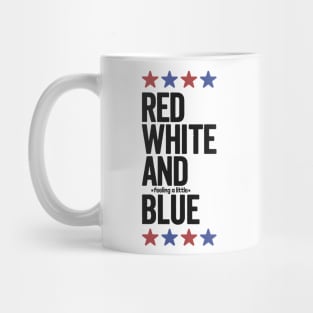 4th of July Summertime Blues: Red, White, and Feeling a Little Blue Mug